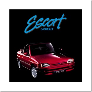 FORD ESCORT CABRIOLET - brochure Posters and Art